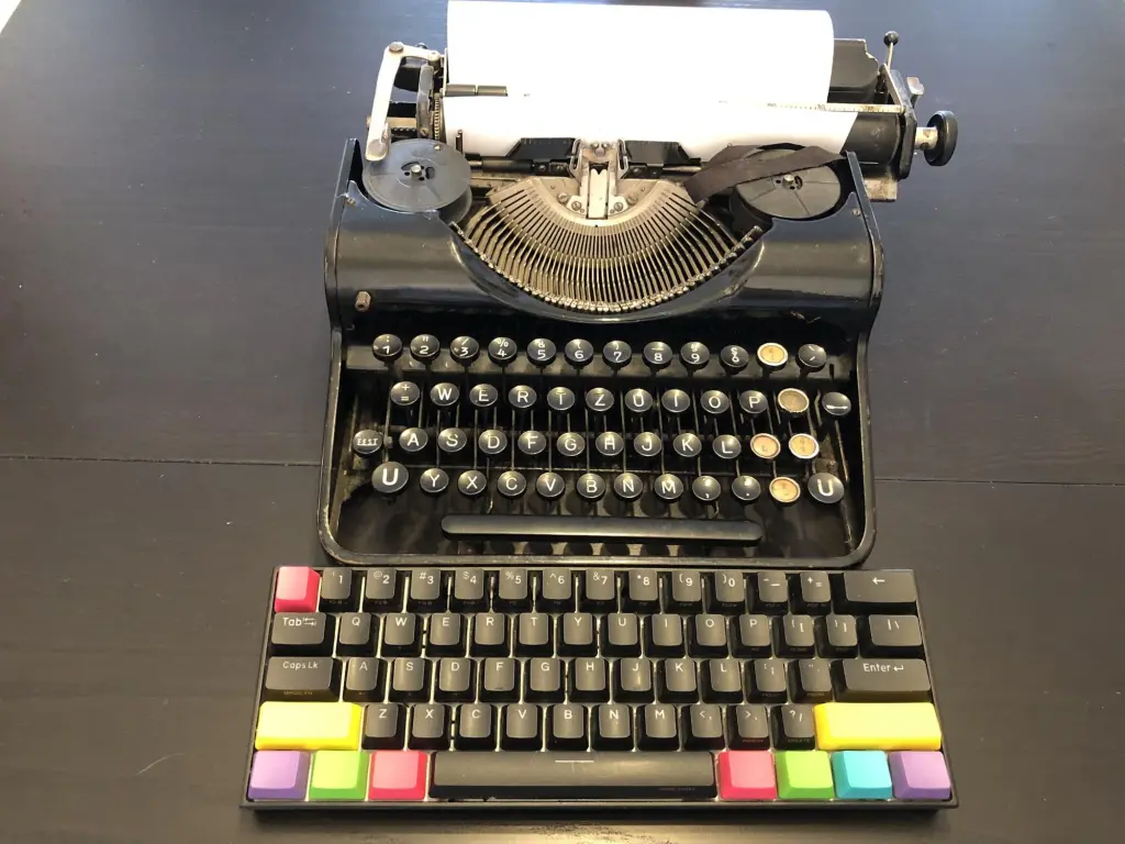 Keyboard and Typewriter