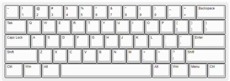 Standard QWERTY
