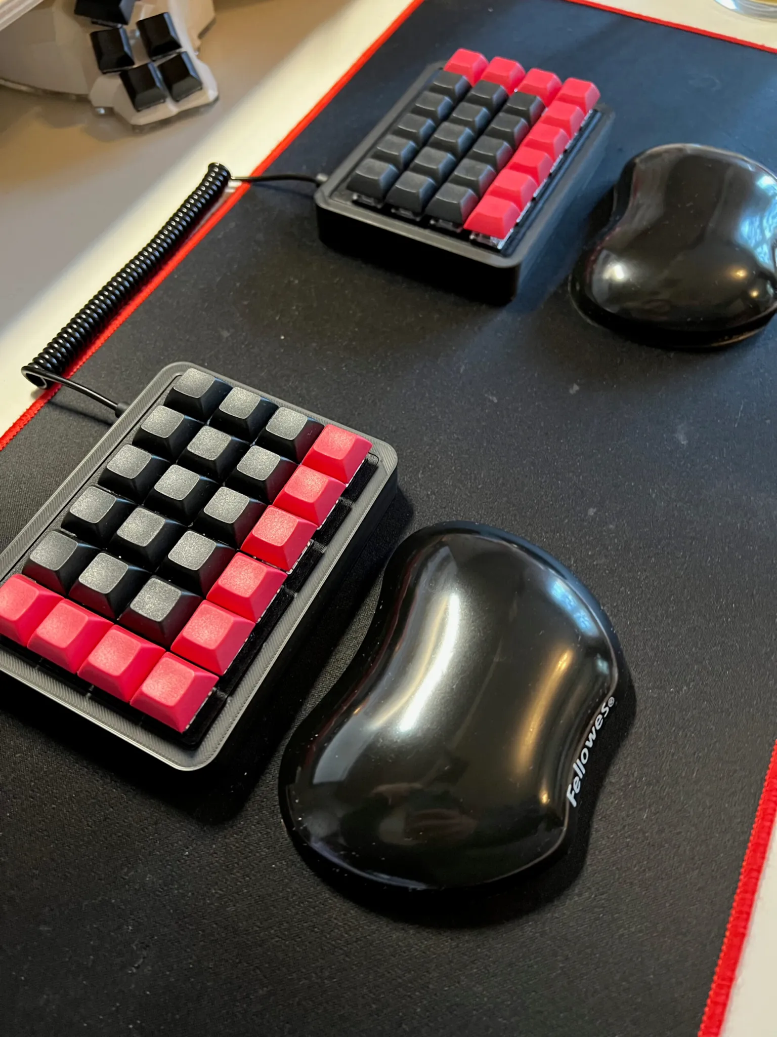 Let’s split with wrist rests
