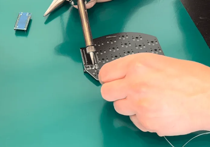 Soldering TRRS jack and reset button