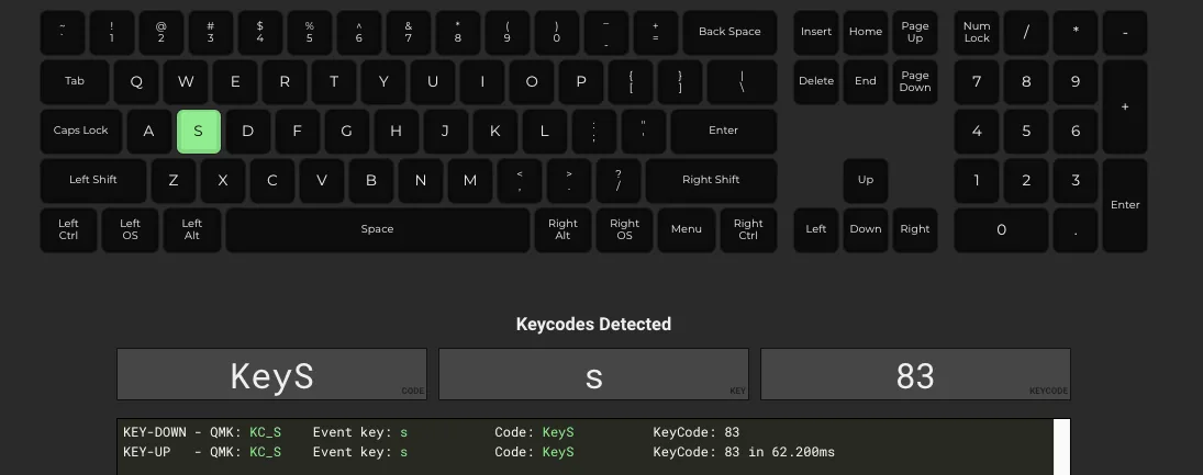 Testing controller and matrix